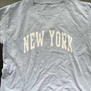 New York cropped tshirt